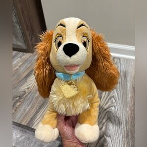 Disney Store Exclusive Lady and the Tramp Stuffed Animal Plush